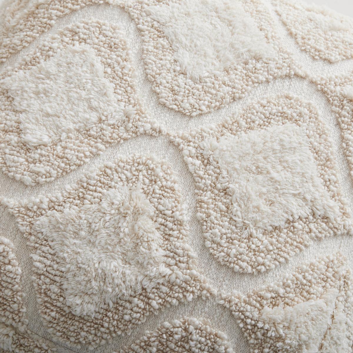 Pouf Leila Naturfarben 95% Baumwolle - Naturfarben, LIFESTYLE, Naturmaterialien/Textil (45/45/45cm) - Premium Living