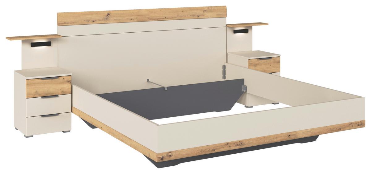 Ablage Ellmau Champagnerfarben - Champagner, KONVENTIONELL, Holzwerkstoff (38/80/12cm) - Premium Living