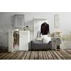 SITTBÄNK FELICITY - svart/antracit, Romantik / Lanthus, trämaterial/textil (115/58/44cm) - Mömax