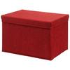 Sklopiva Kutija Cindy - Cca. 23l -Ext- - crvena, Moderno, karton/tekstil (38/26/24cm) - Mömax