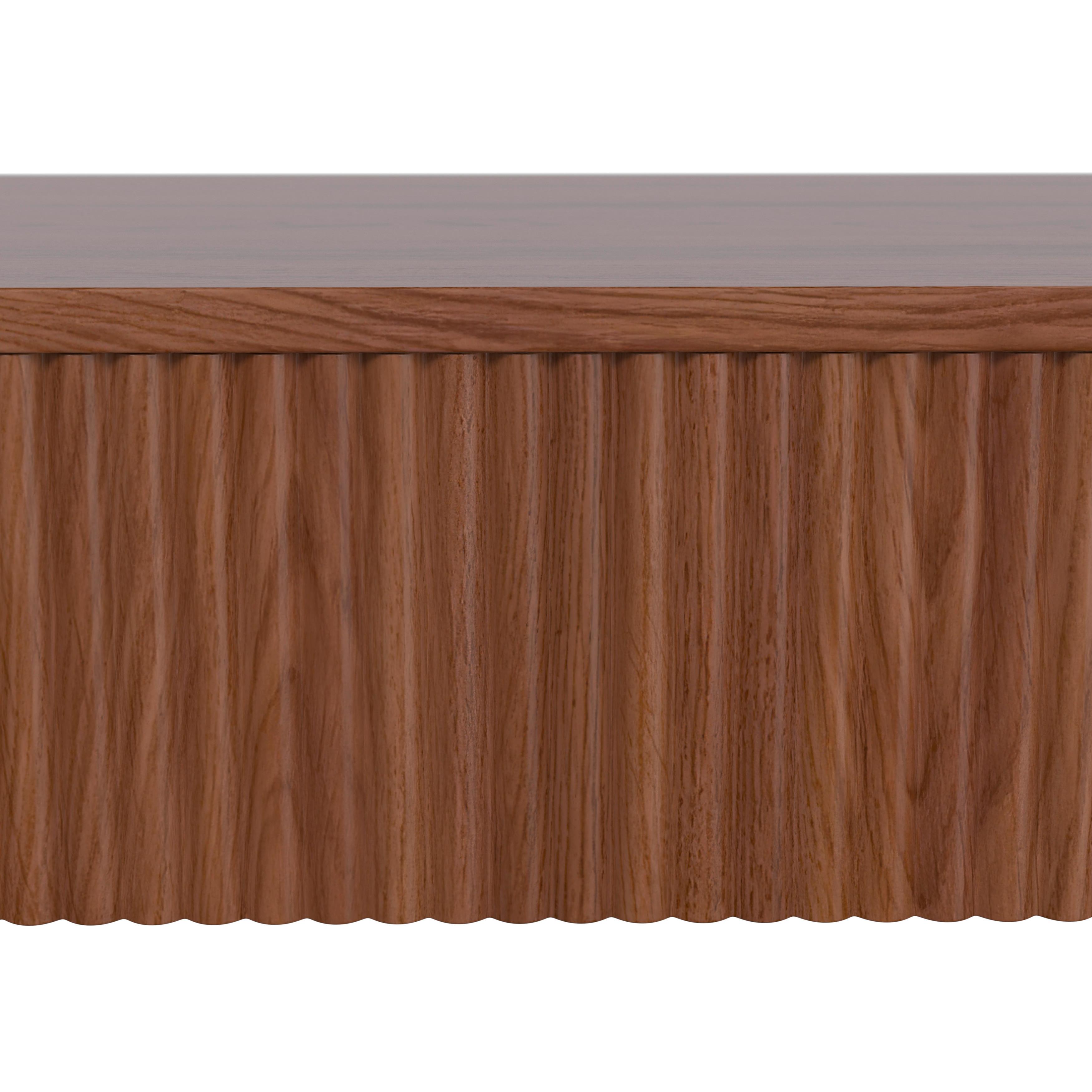 KONSOLBORD NOAH - valnötsfärgad, Modern, trämaterial (112/40/79cm) - Bessagi Home