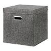 Zložljiv Zaboj Bobby -Ext- -Akt- -Top- - črna, Moderno, karton/tekstil (33/33/33cm) - Mömax