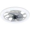 TAKFLÄKT VIRTI - vit/grå, Modern, plast (50/50/12cm) - Mömax