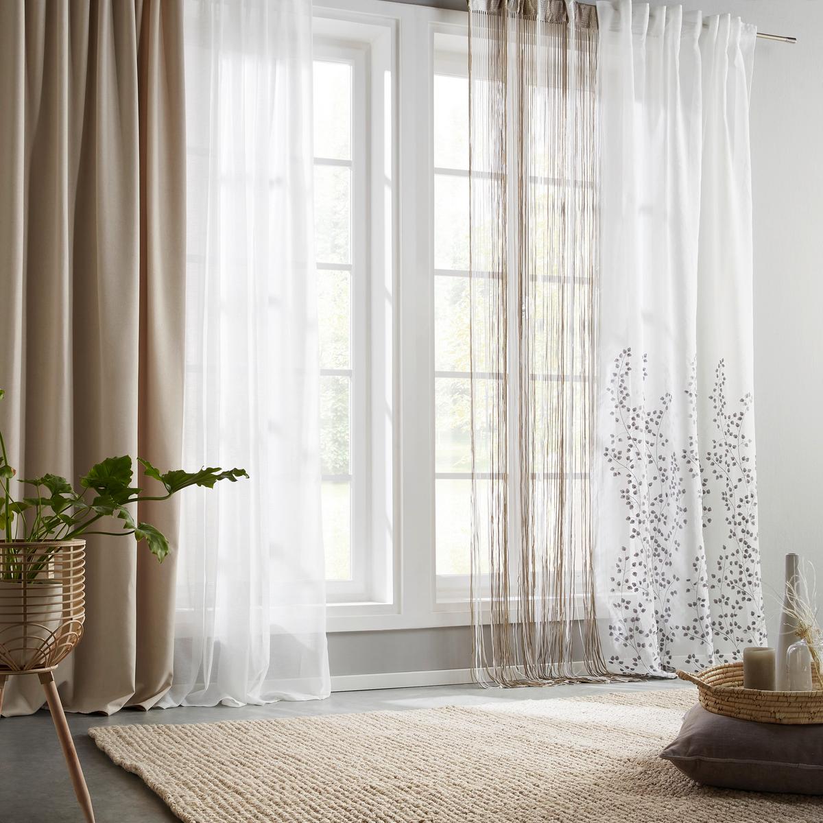Fertigvorhang Ulrich ca. 135x245cm - Sandfarben, Textil (135/245cm) - Modern Living