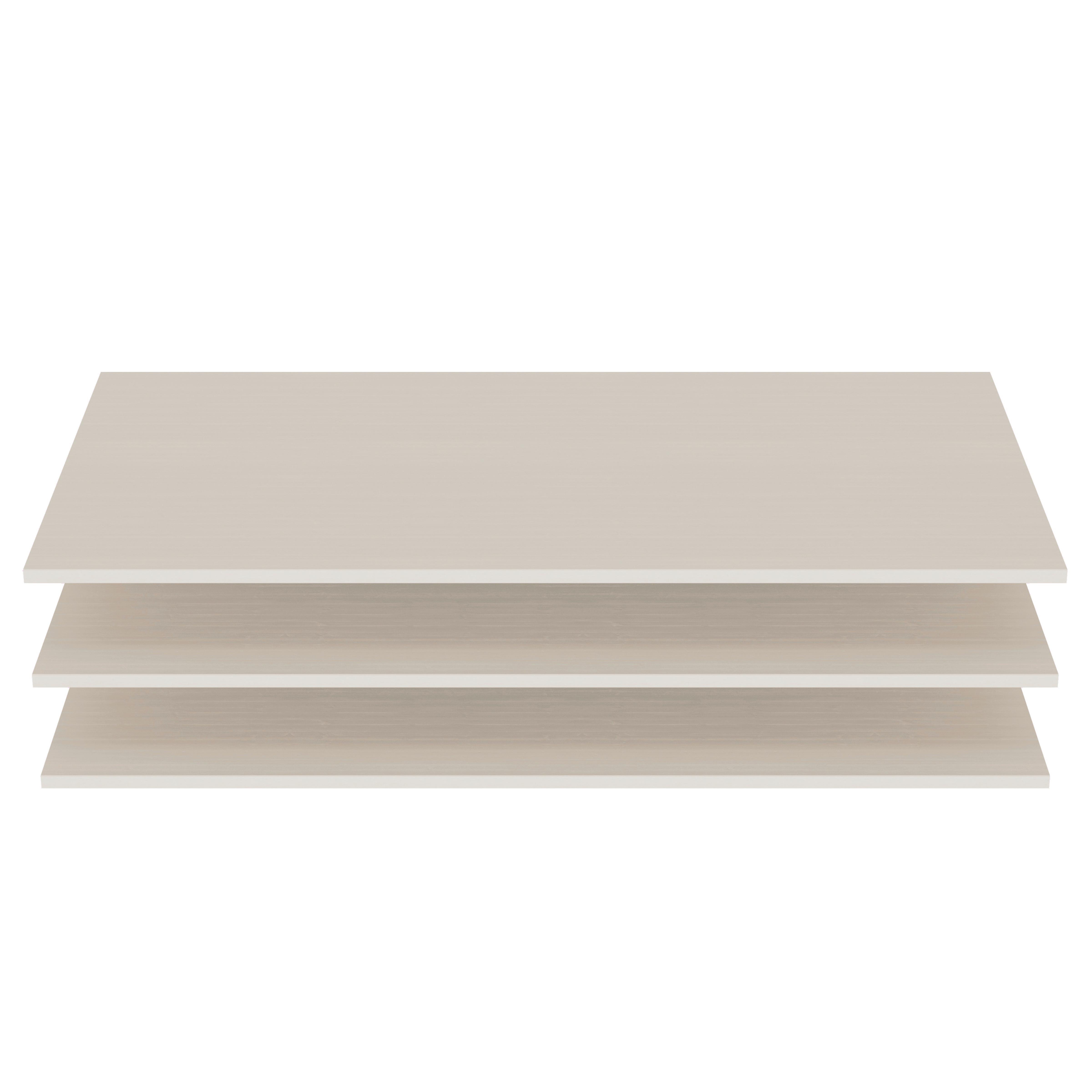 Einlegebodenset Olivia Grau - Grau, Basics, Holz (102/5/54cm) - MID.YOU