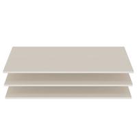 Einlegebodenset Olivia Grau - Grau, Basics, Holz (102/5/54cm) - MID.YOU