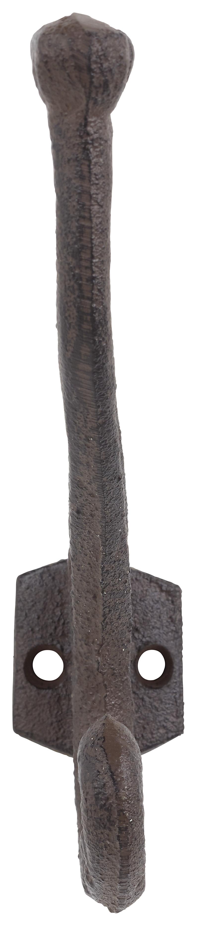 KROK HOOK -SB- - brun, Romantik / Lanthus, metall (10/15/3cm) - Mömax