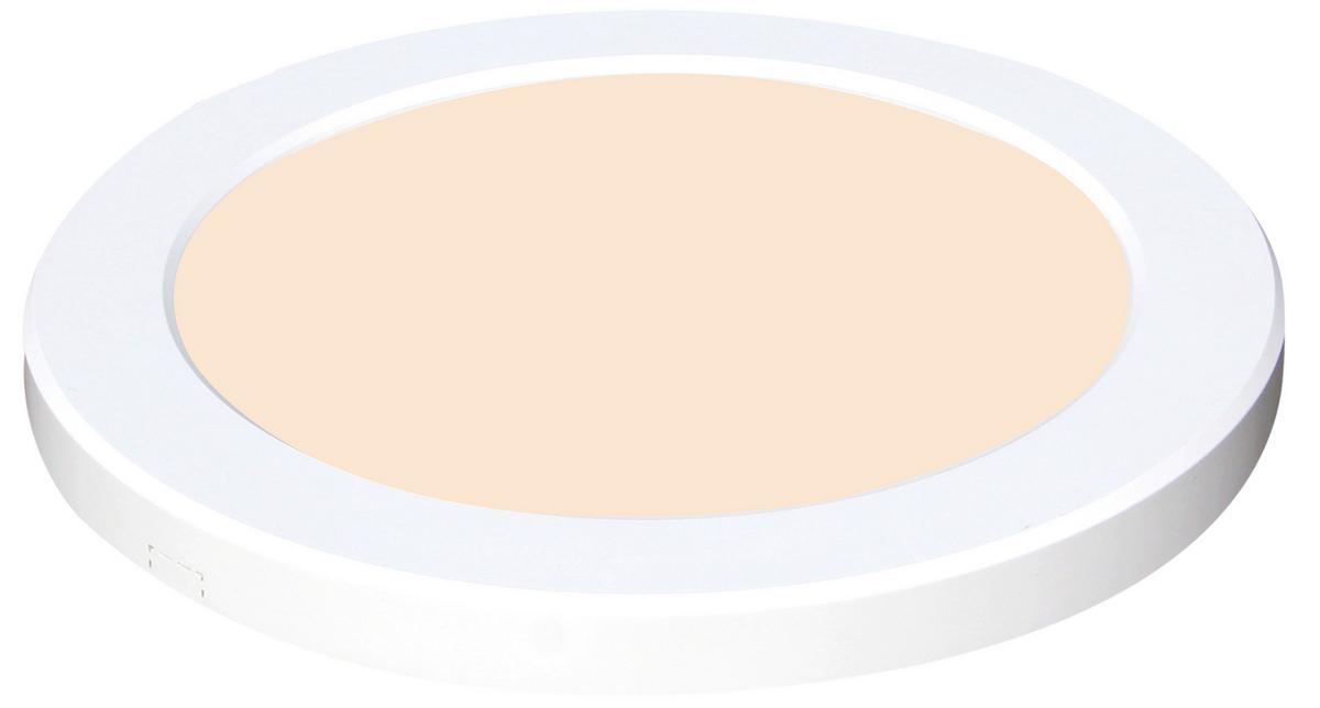 Led Mennyezeti Lámpa Lasse 29,8cm - fehér, Konventionell, műanyag (29,8/1,8cm) - Mömax