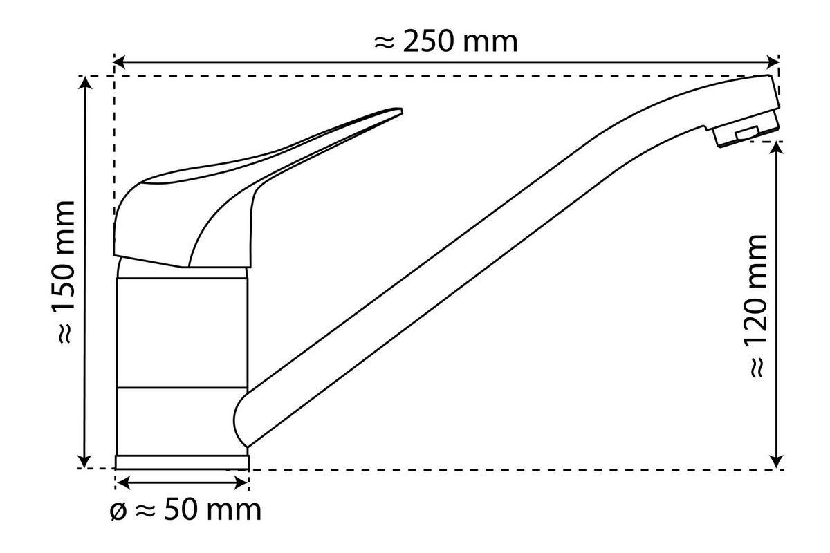 Küchenarmatur SISTANT BERLIN in Chrom - Chromfarben, Basics, Metall (5/15/24,5cm) - Sistant