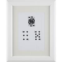 Bilderrahmen Provence in Weiß ca. 30x40x2cm - Weiß, ROMANTIK / LANDHAUS, Glas/Holz (30/40cm) - Modern Living