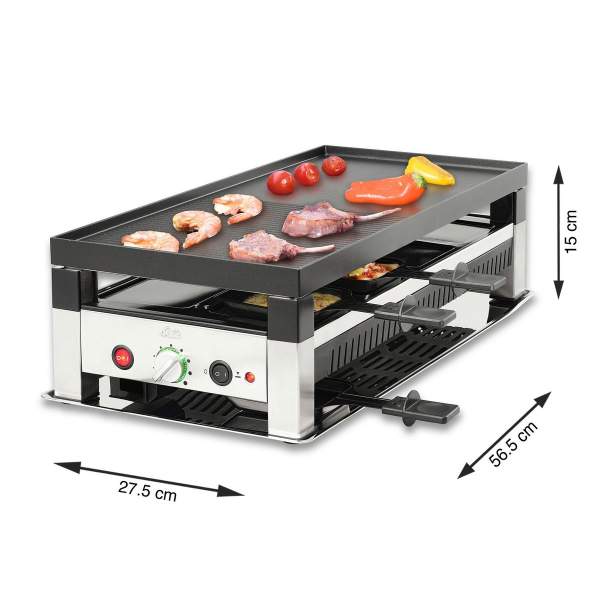 Tischgrill 97746 - Schwarz, Basics, Metall (15/27/57cm)