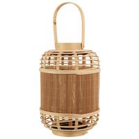 Lámpás Bamboo - natúr színű, Basics, fa (21/33cm) - Modern Living
