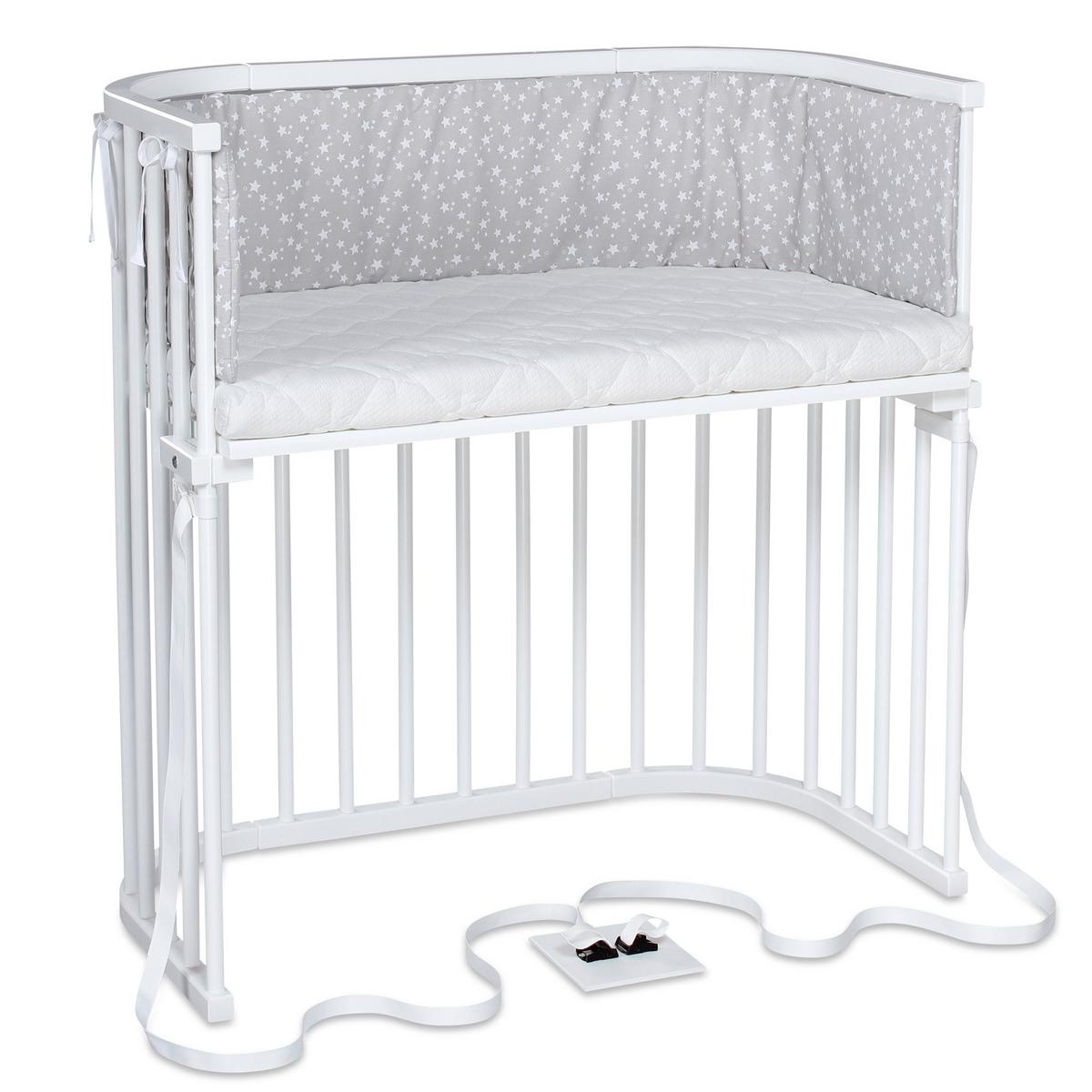 ŁÓŻKO DOSTAWNE 166102 BABYBAY BOXSPRING - biały, Basics, drewno (94/54/96,5cm) - Babybay