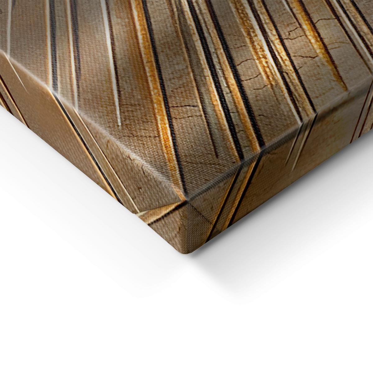 Leinwandbild Silver Goldfarben - Goldfarben, Holzwerkstoff/Textil (120/80cm) - Mömax