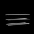 Set Rafturi Demontabile Bellevue - gri, Lifestyle, plastic/compozit lemnos (107,8/42/2,2cm) Set Rafturi Demontabile Bellevue - gri, Lifestyle, plastic/compozit lemnos (107,8/42/2,2cm)