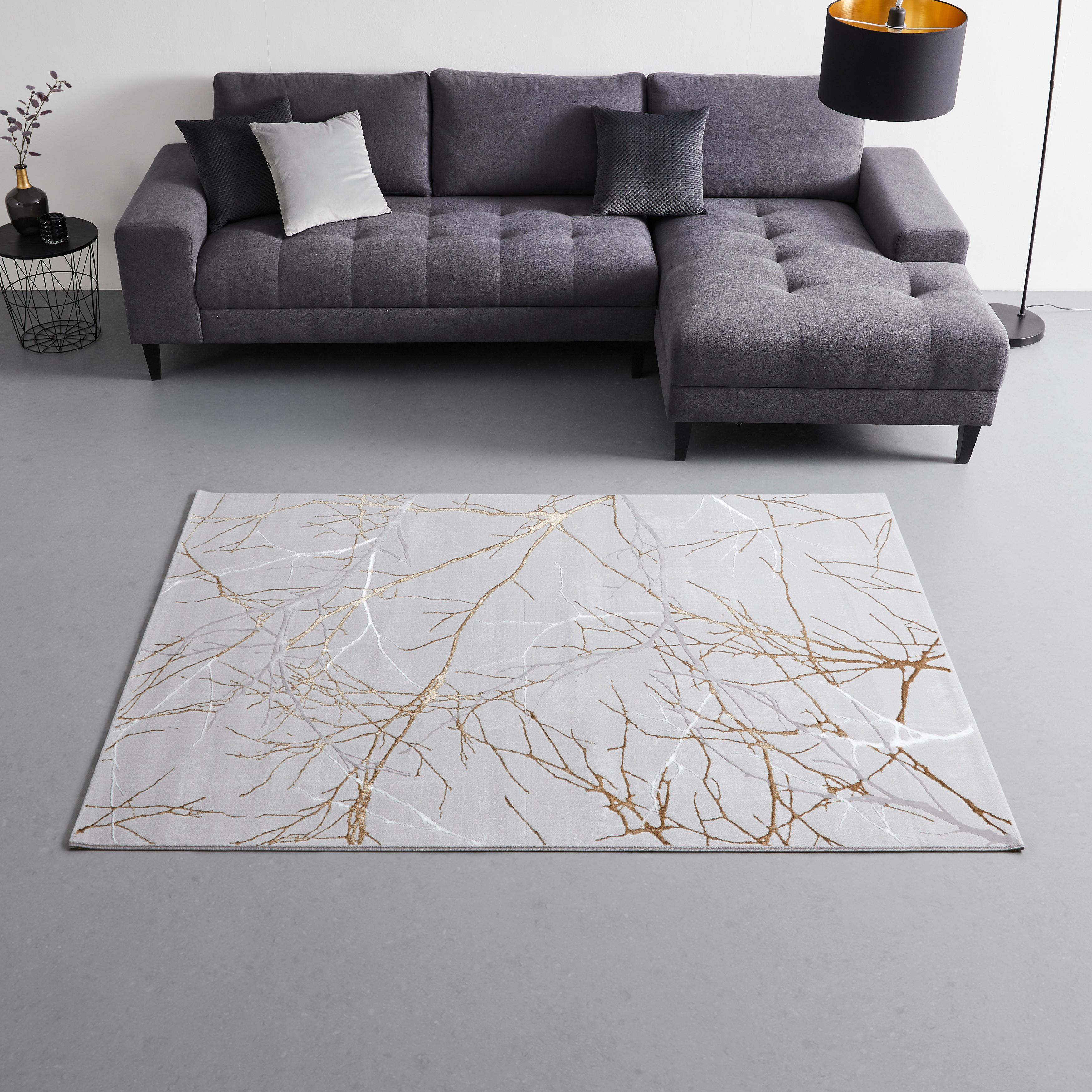 VÄVD MATTA CREATION - grå, Modern, textil (120/170cm) - Mömax
