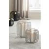 LYKTA JOLA - beige, Modern, metall/glas (19/18,5cm) - Mömax