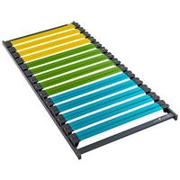 STELAŻ CLICK & SLEEP - antracytowy/zielony, Basics, tworzywo sztuczne (90/200cm)