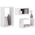 Wandboardset in Weiß - Weiß, MODERN, Wellpappe (45/27/16cm) - MÖMAX modern living