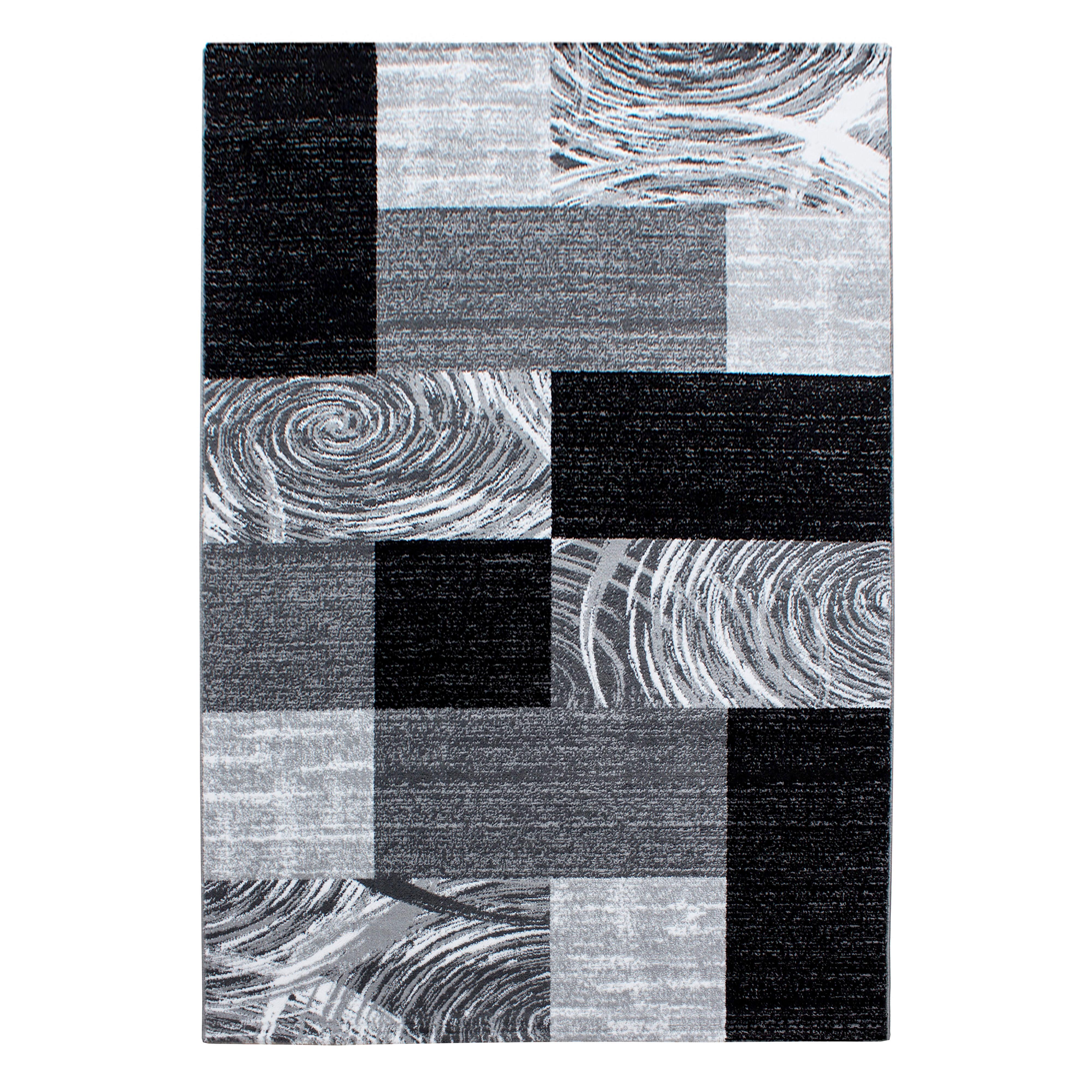 Flachwebeteppich Parma Schwarz ca. 280x370cm - Schwarz, Design, Textil (280/370cm) - Ayyildiz 