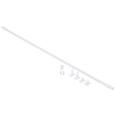 Vitragenstange Aura Weiß, ca. 135cm - Weiß, Kunststoff (85-135cm) - Mömax modern living Vitragenstange Aura Weiß, ca. 135cm - Weiß, Kunststoff (85-135cm) - Mömax modern living