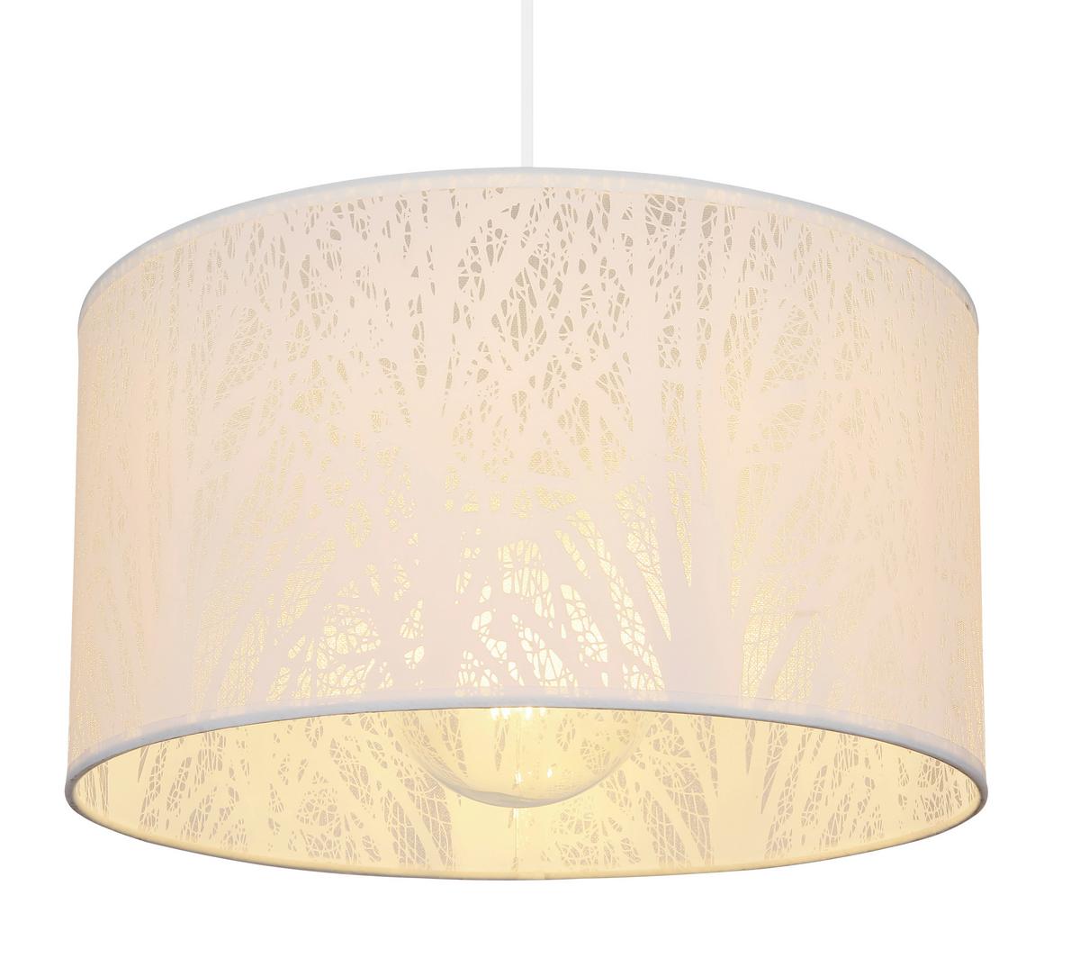 Viseča Svetilka 15387h Leif - bela, Design, kovina/umetna masa (38/120cm) - Globo