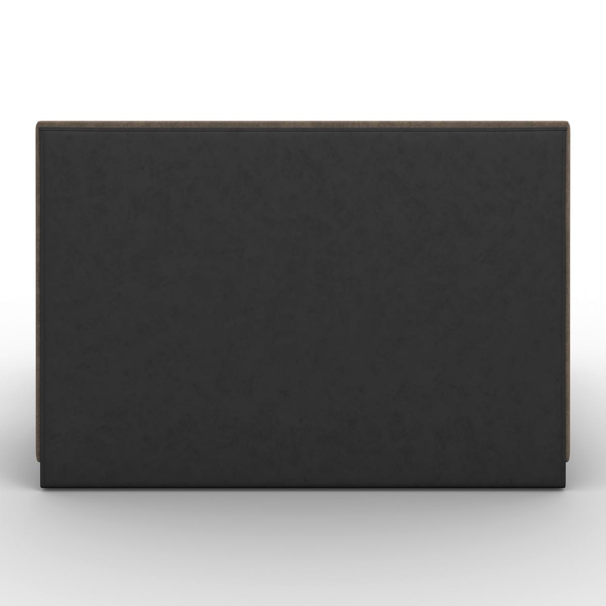 Polsterbett Josef Dunkelbraun ca. 180x200 cm - Dunkelbraun/Schwarz, Modern, Holz/Textil (180/200cm) - Bessagi Home