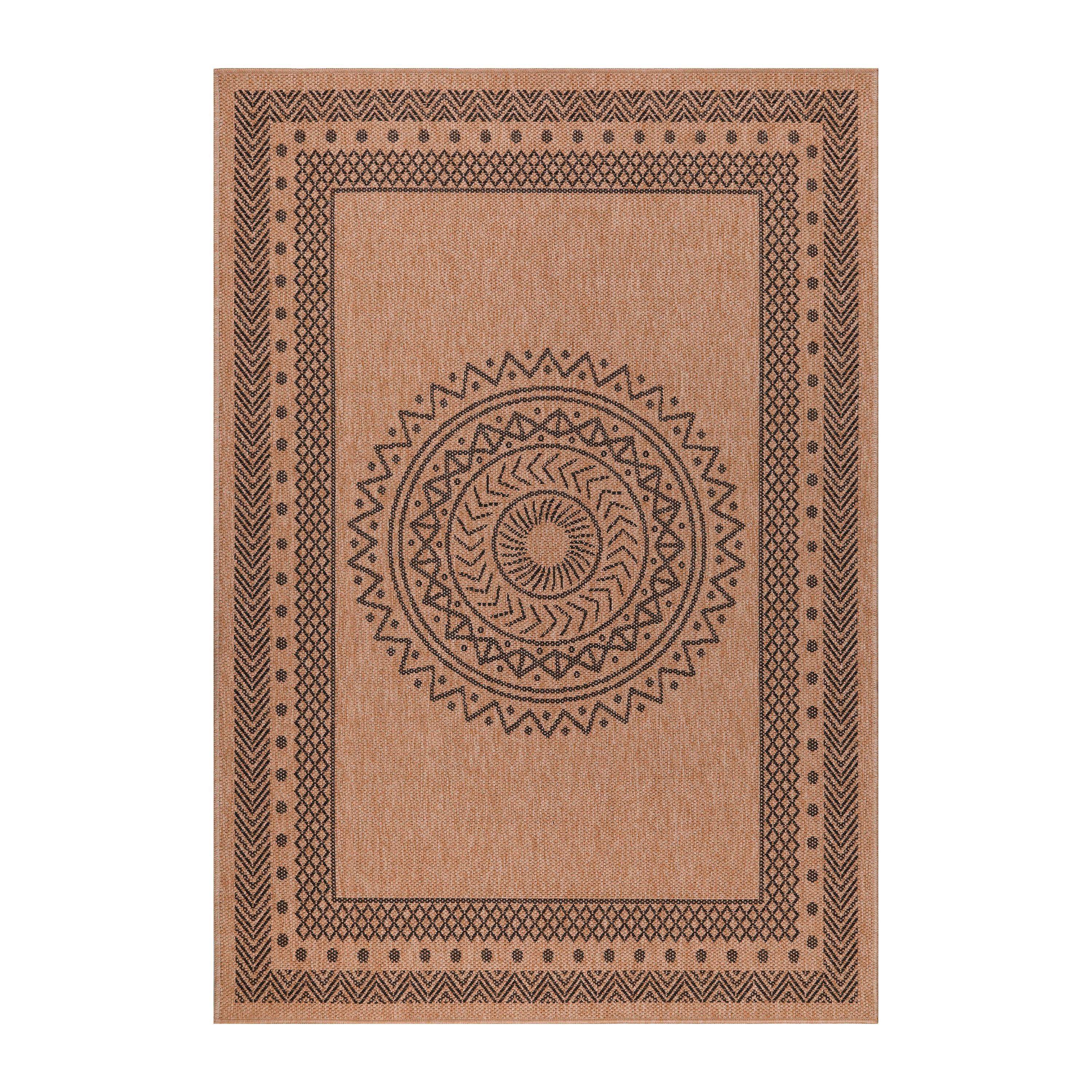 Outdoorteppich Dhaka Beige ca. 140x200cm - Beige, Basics, Textil (140/200cm) - Novel