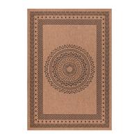 Outdoorteppich Dhaka Beige ca. 80x250cm - Beige, Basics, Textil (80/250cm) - Novel