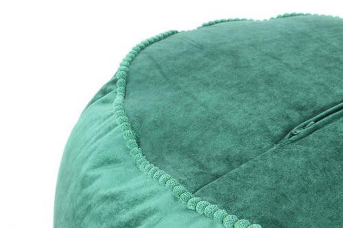 POUF Pouf Taj Mahal DxH:: 65x35 cm - Grün, MODERN, Textil (65/35/65cm) - Kayoom
