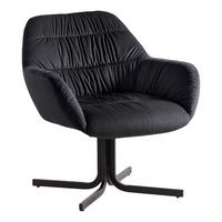 Sessel Wl6.953 - Schwarz, Design, Textil/Metall (64/74/68cm) - Livetastic