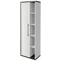 Hängeelement in Anthrazit/Weiß - Weiß Hochglanz/Anthrazit, MODERN, Holzwerkstoff/Kunststoff (50/160/31cm) - Mömax