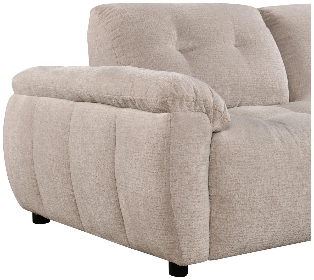 Sofa Alba - crna/sivo-bež, Moderno, drvo/tekstil (210/84/106cm) - Mömax