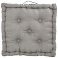 Boxkissen Steven ca. 40x40x8cm - Grau, Textil (40/40/8cm) - Mömax modern living Boxkissen Steven ca. 40x40x8cm - Grau, Textil (40/40/8cm) - Mömax modern living