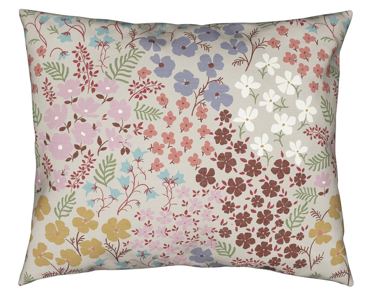 linge de lit FLOWER - Beige/Grün, Natur, Textil (160/210cm) - Modern Living