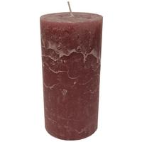 Stumpenkerze Ruth in diversen Farben - Pflaume/Dunkelrosa, MODERN (10/20cm) - Premium Living