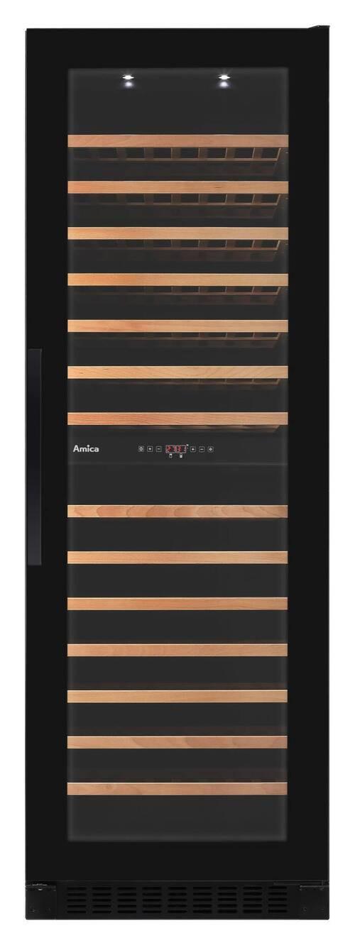 Weinkühlschrank WK348100S in Schwarz - Schwarz, MODERN (59,5/185/61,5cm) - Amica