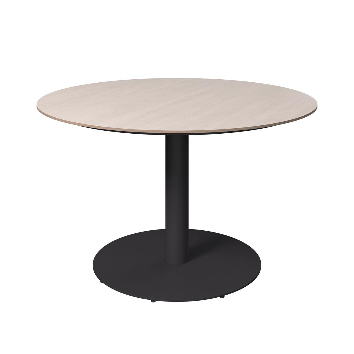 Gartentisch Lilly Anthrazit - Anthrazit/Naturfarben, Basics, Stein/Metall (120/120/73cm)