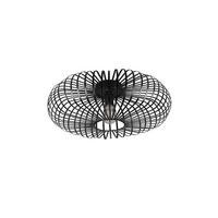 Deckenleuchte Johann Schwarz max. 60 Watt - Schwarz, Design, Metall (50/50/18cm) - Trio Leuchten
