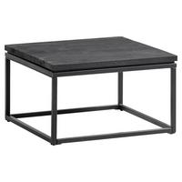 Klubska Miza Wl6.986 - črna, Design, kovina/les (60/60/35cm) - Livetastic