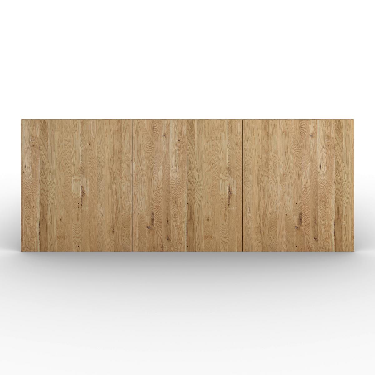 Bett Duna ca. 180x200 cm Eiche Echtholz - Eichefarben, MODERN, Holz (180/200cm) - Bessagi Home