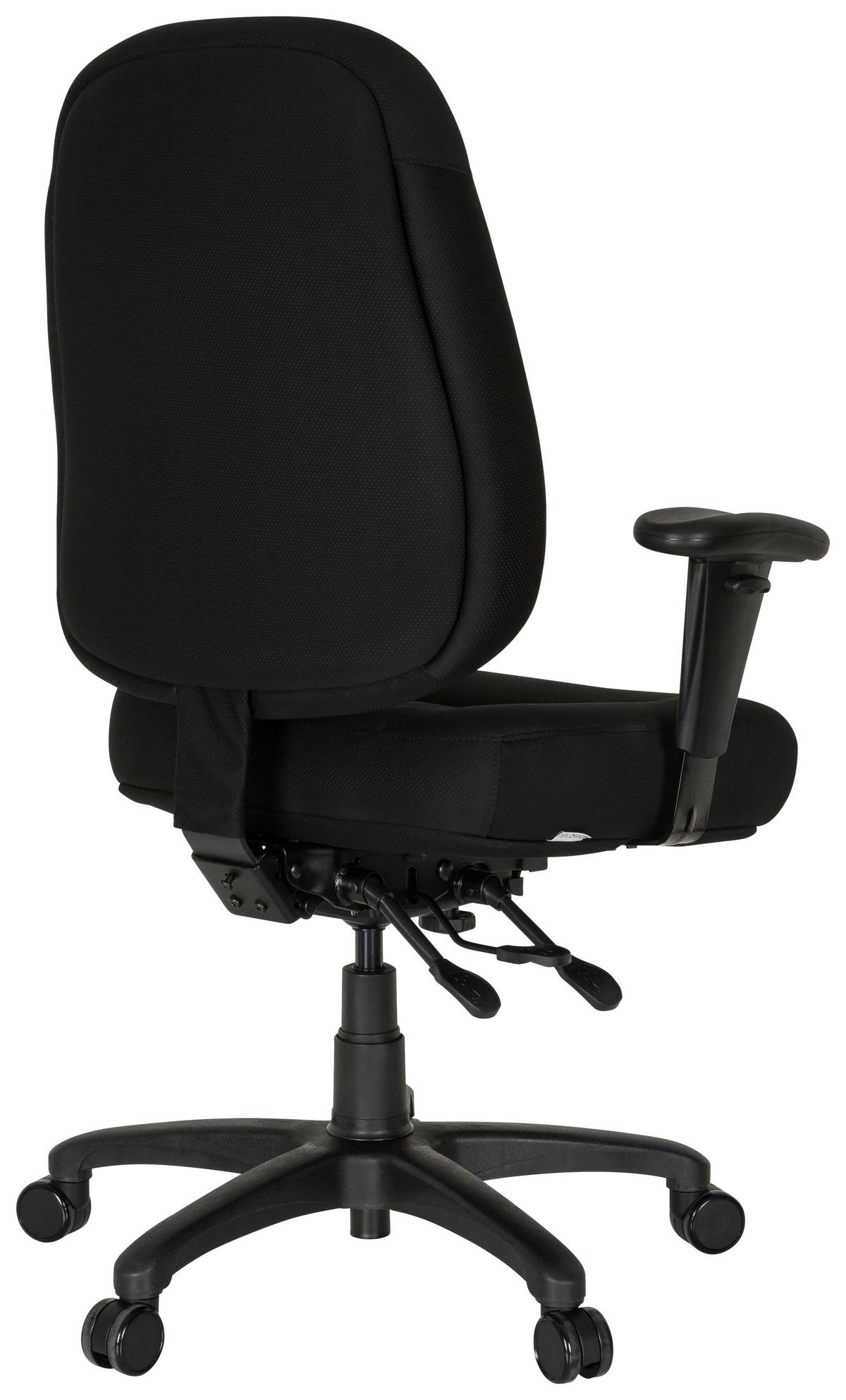 Pisarniški Stol Zenit Xxl, Črna - črna, Basics, umetna masa/tekstil (76/119/69cm) - MID.YOU