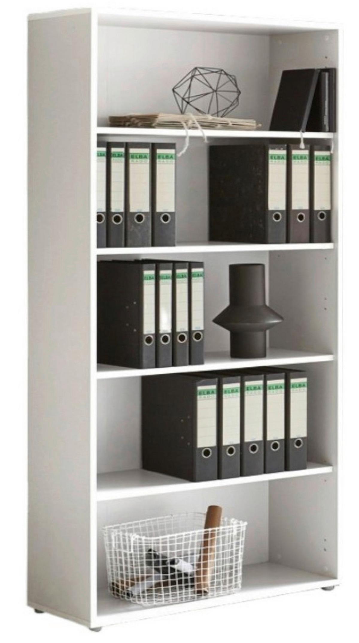 AKTENSCHRANK OFFICE EDITION - SW SET 1 HOCH - Anthrazit/Weiß, MODERN, Holzwerkstoff (168,8/185,6/33cm) - MID.YOU