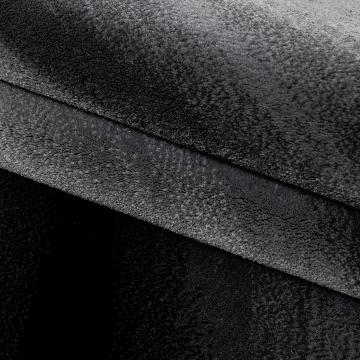 Webteppich Miami Schwarz ca. 200x290cm - Schwarz, Trend, Textil (200/290cm) - Novel