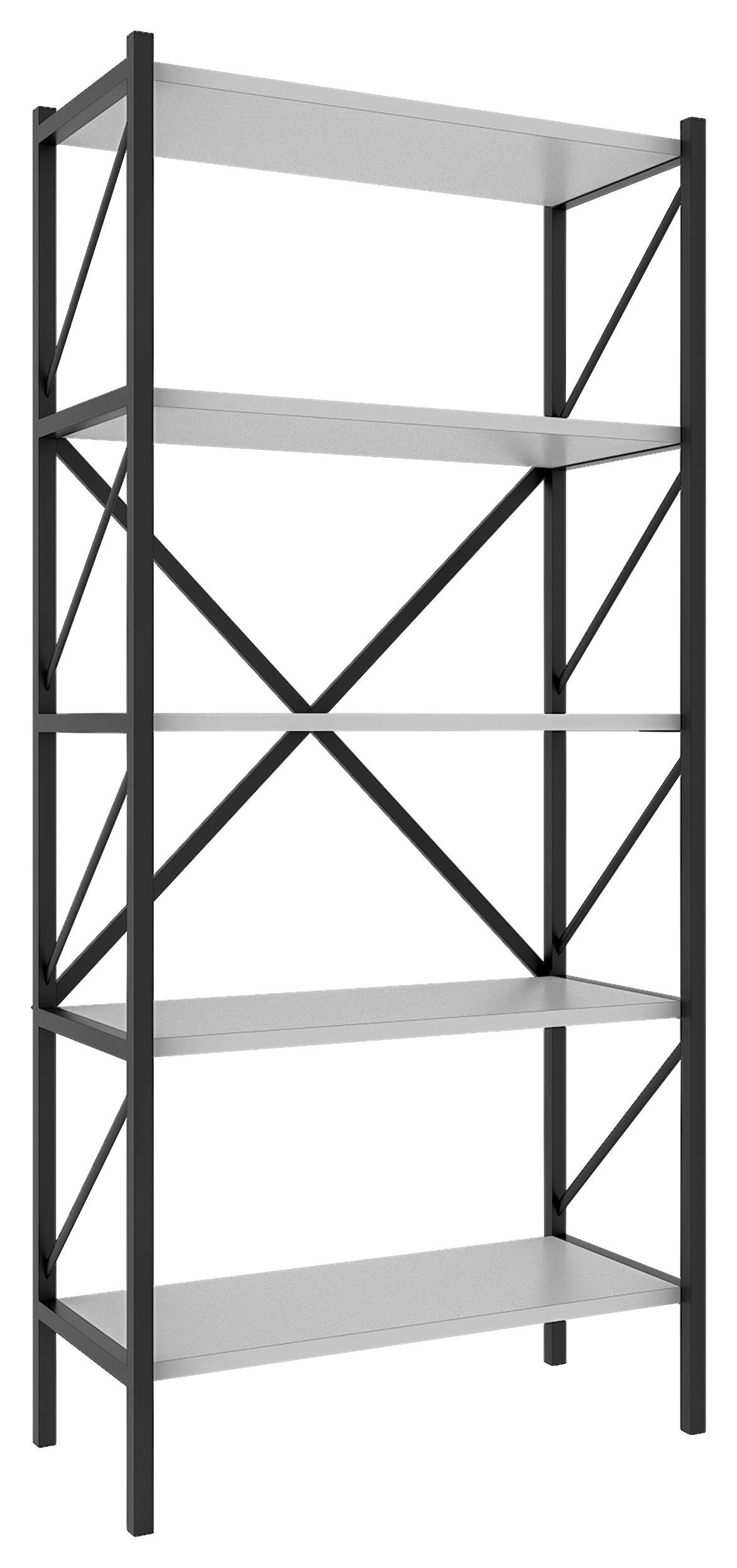 Regal Insasi, Bela - bela, Moderno, leseni material (66/160/34cm) - MID.YOU