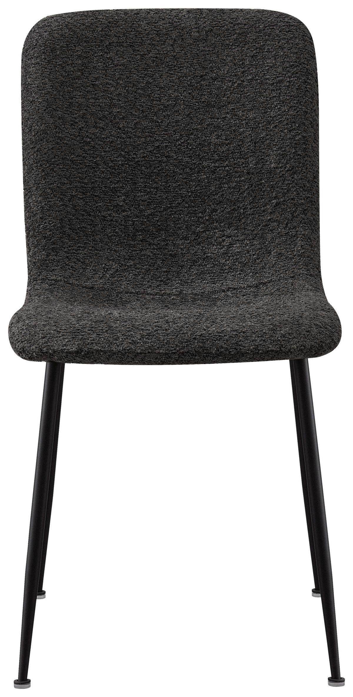 Stol Mila - temno siva/siva, Moderno, kovina/tekstil (43/82/57cm) - Mömax