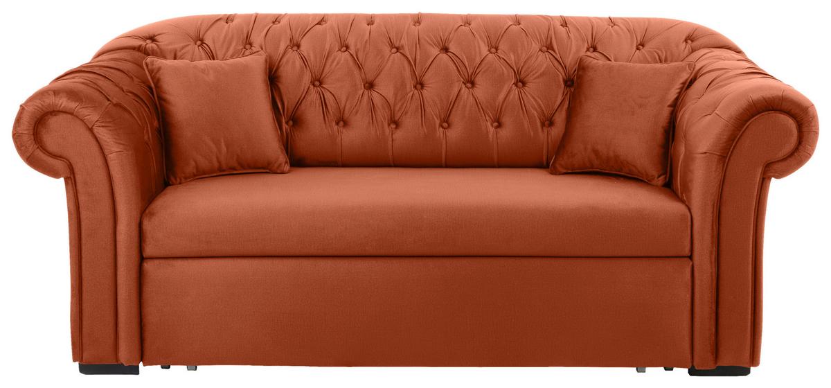 CANAPEA EXTENSIBILĂ CUPIDO - ruginiu, Design, textil (213/86/99cm) - Mömax