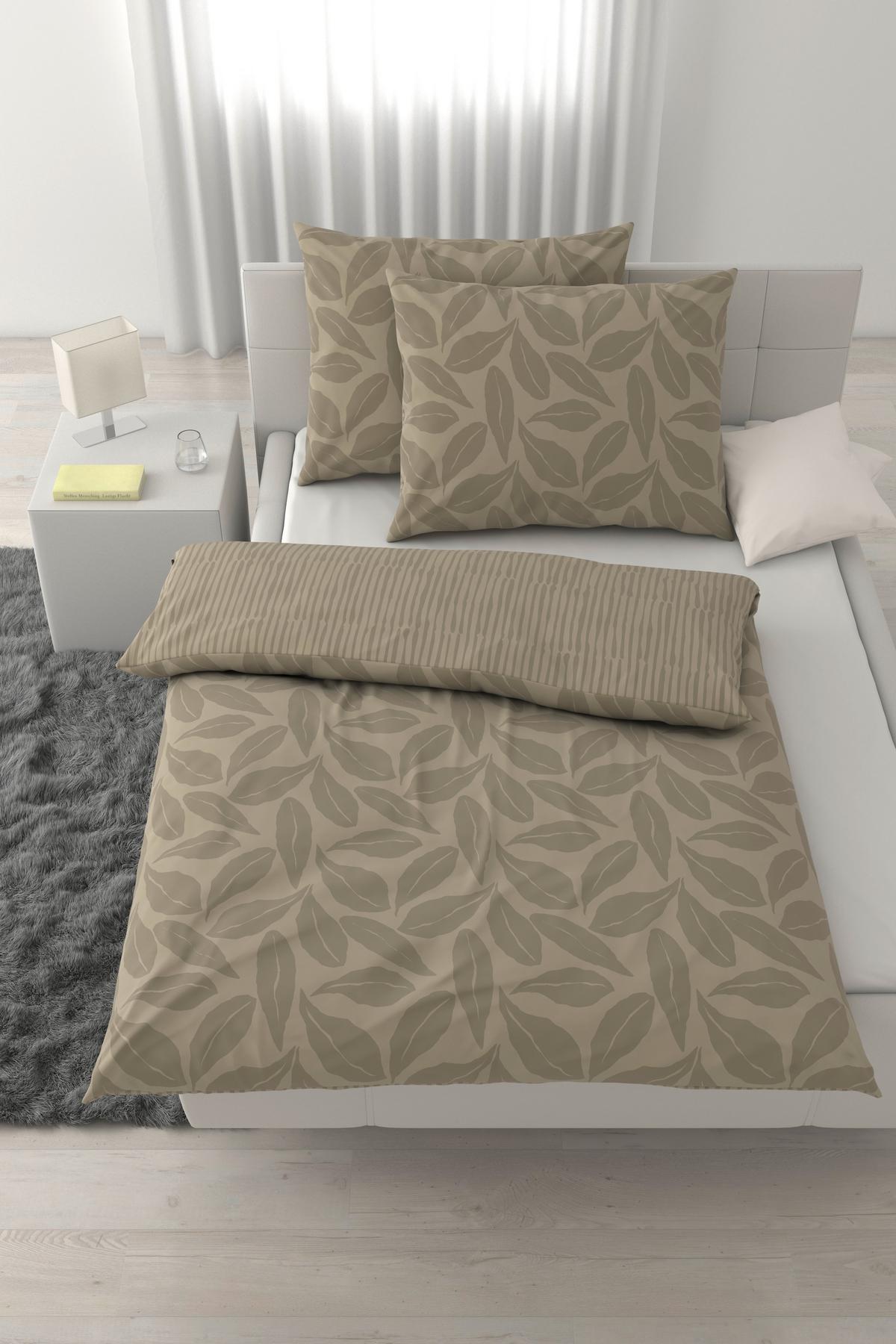 Posteljnina Nature Home Wende Xxl - zelena, tekstil (200/200cm) - Mömax