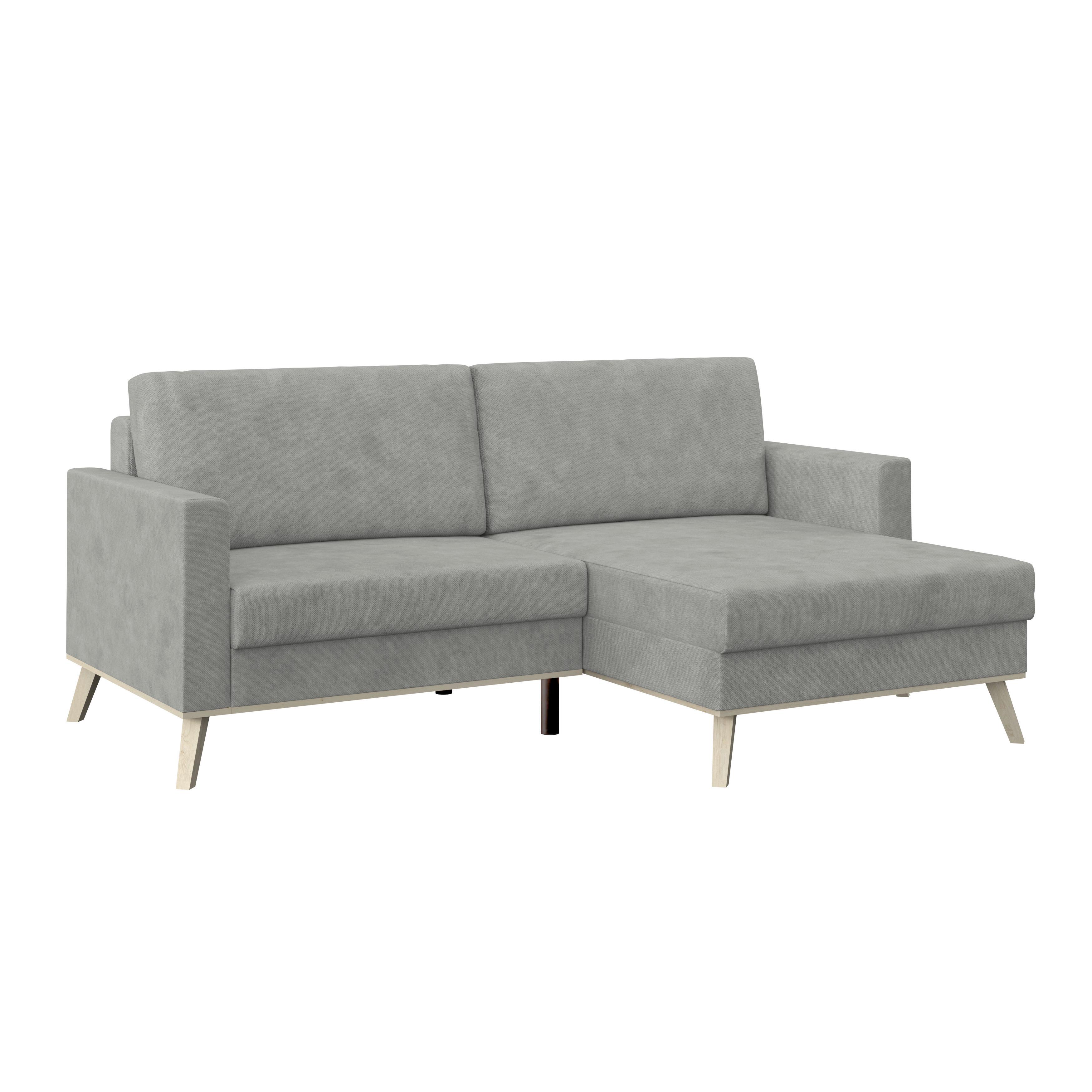 Coltar CARINI - gri deschis, Basics, textil (222/152cm)