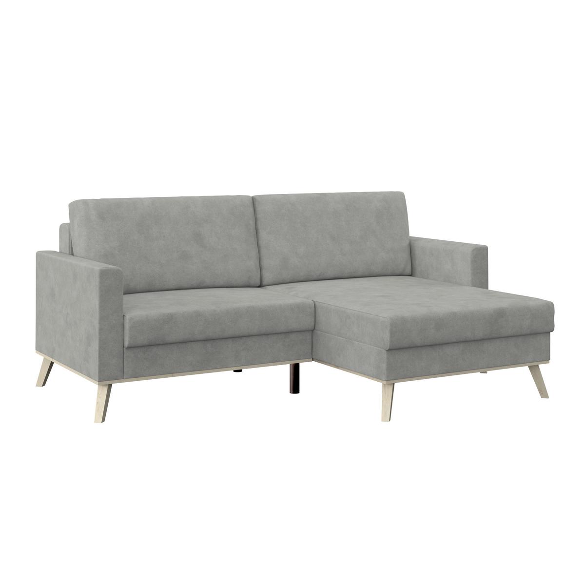 Coltar CARINI - gri deschis, Basics, textil (222/152cm) - Modern Living